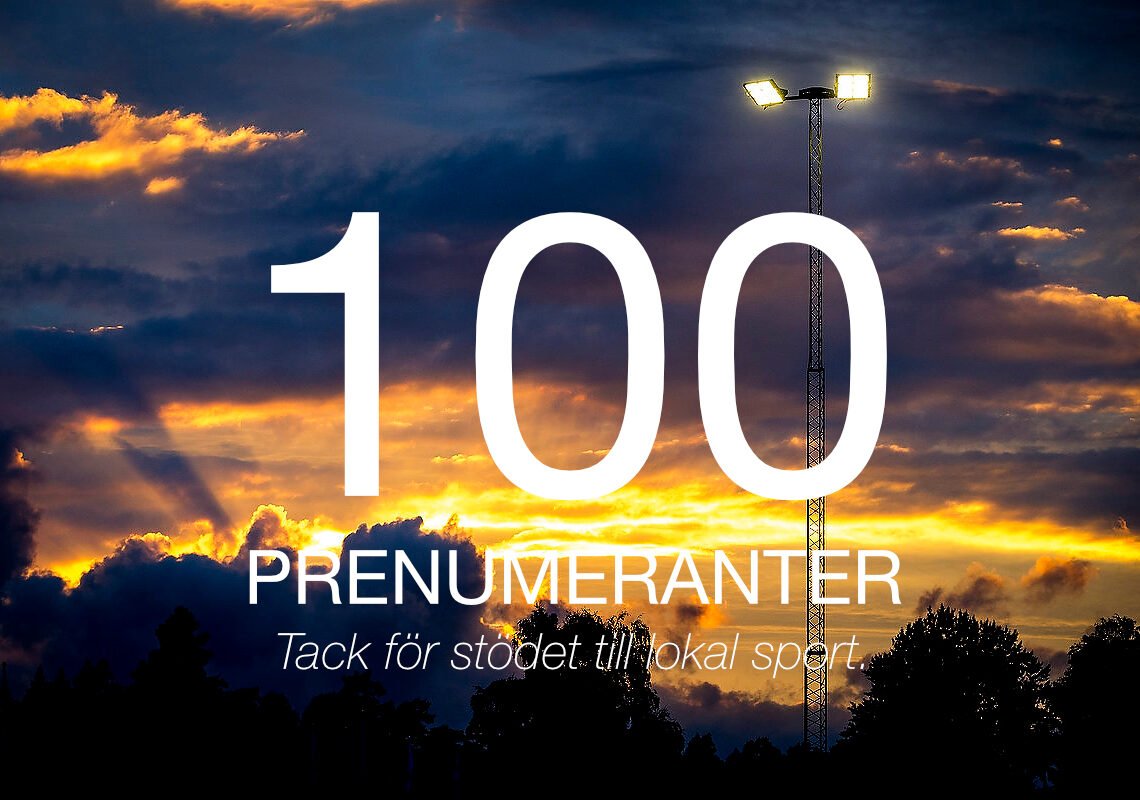 100 prenumeranter – tack för stödet