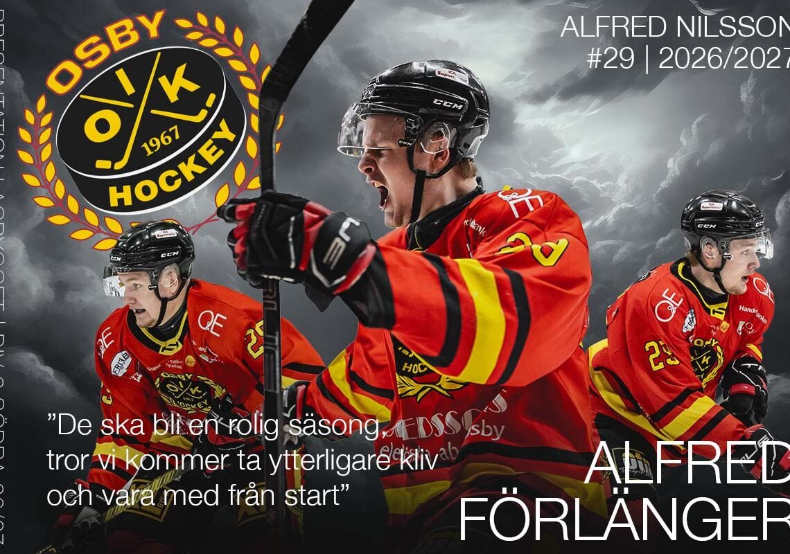 Alfred Nilsson förlänger med Osby IK