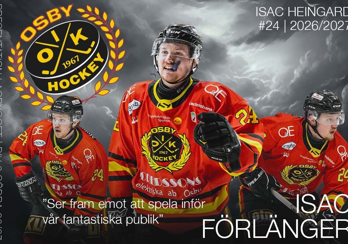 Isac Heingard förlänger med Osby IK