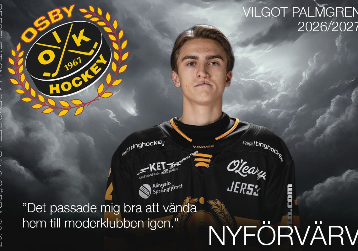 Hemvändaren Vilgot Palmgren klar för Osby IK