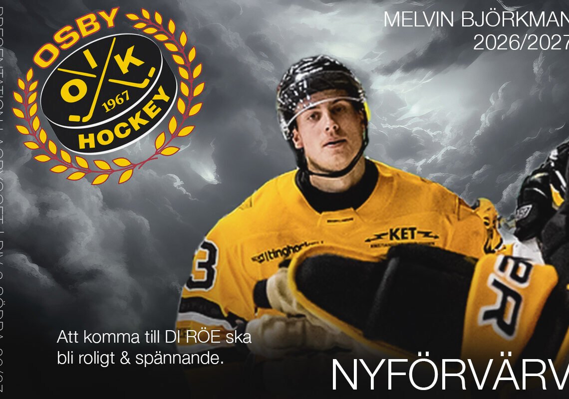 Melvin Björkman klar för Osby IK